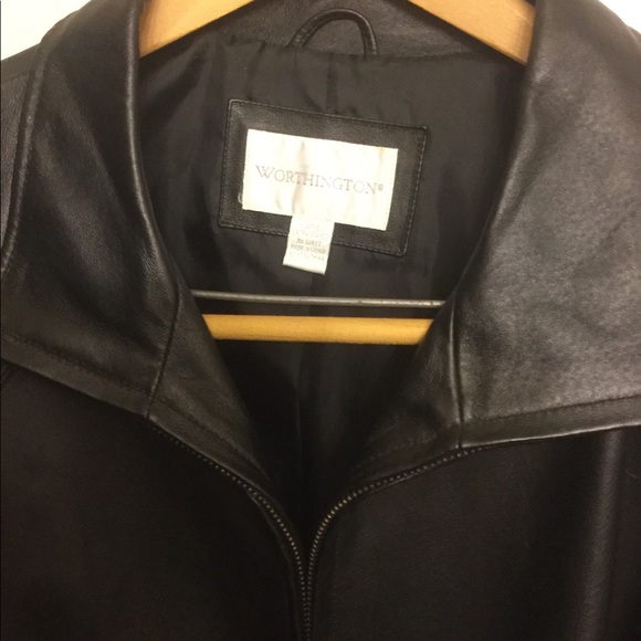 Ladies Leather Jacket -XL - Picture 2 of 3